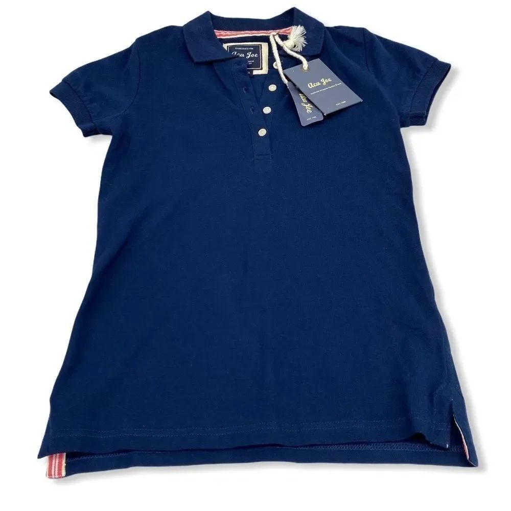 Aca Joe Vintage Muscle Golfer Polo Shirt size Small